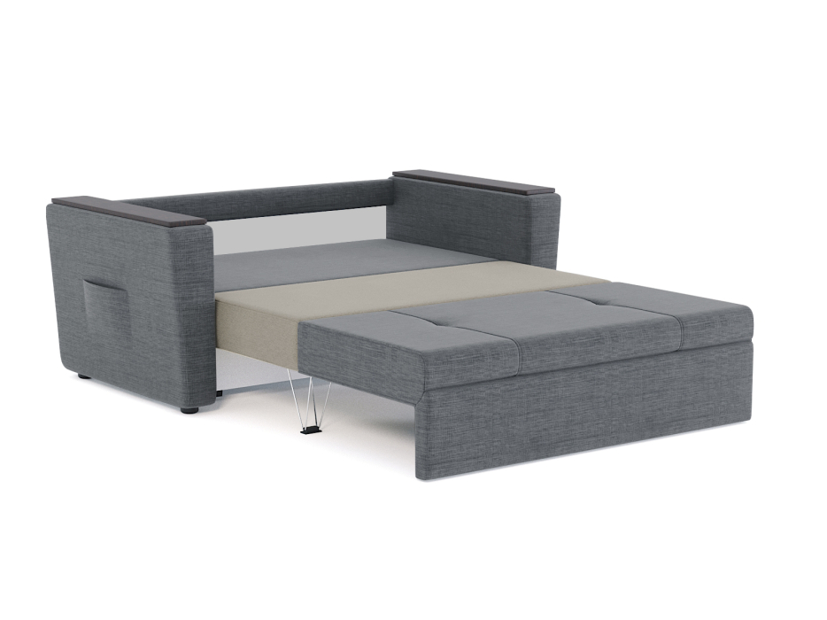 Диваны еврокнижки, Диван-кровать Дубай Майами еврокнижка-трехсекционная, рогожка