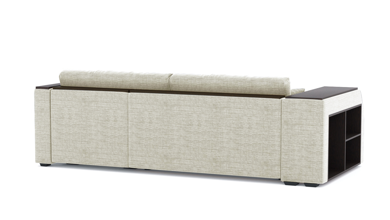 Диваны угловые в гостиную, Диван-кровать угловой Брюссель дельфин, рогожка