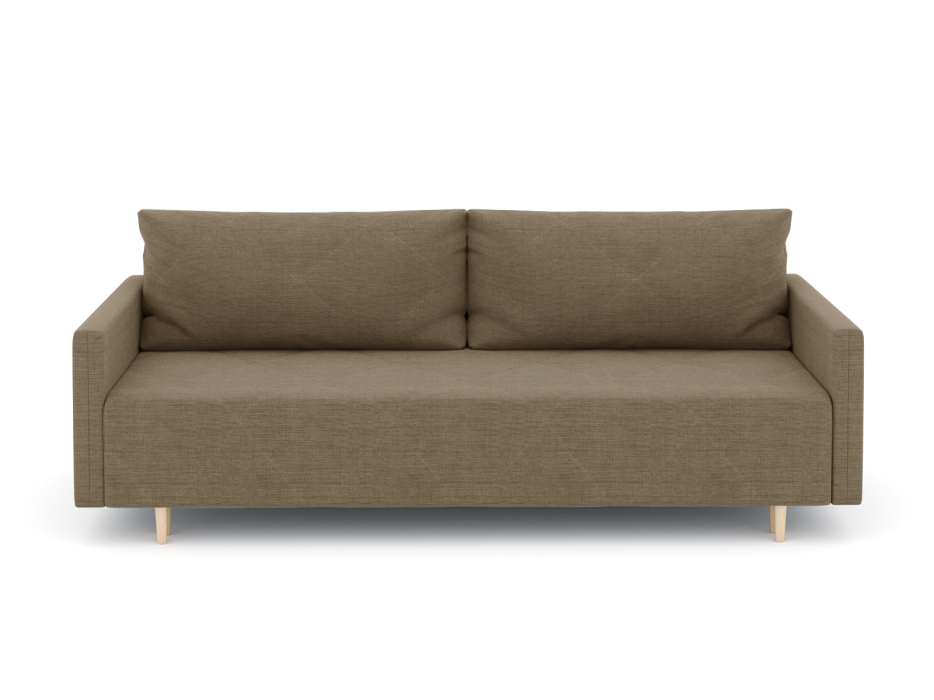 Диваны еврокнижки, Диван-кровать Милли с подлокотниками, рогожка Люкс