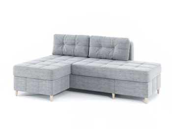 Диван-кровать угловой Оливер Люкс 2 еврокнижка-трансформер, рогожка Люкс