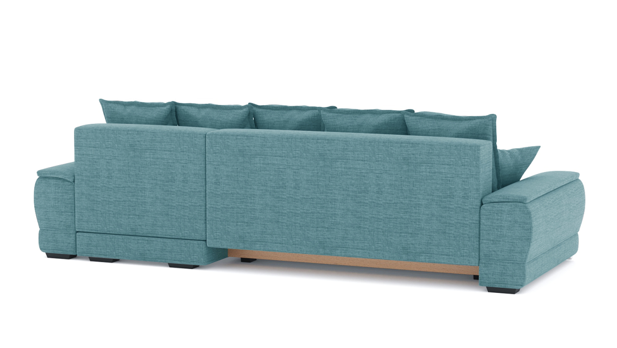 Диваны угловые в гостиную, Диван-кровать угловой Нордвикс ПБ, рогожка