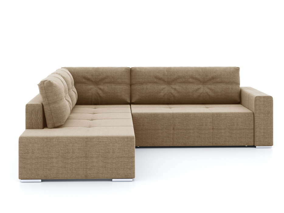 Диваны угловые в гостиную, Диван-кровать угловой Леос НПБ, рогожка Люкс