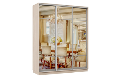 Шкаф-купе Премьер Лайт 30 (11;11;11) трехдверный