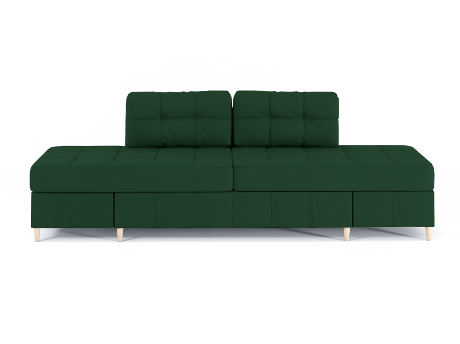 Диваны угловые в гостиную, Диван-кровать угловой Оливер Люкс 2 еврокнижка-трансформер, велюр