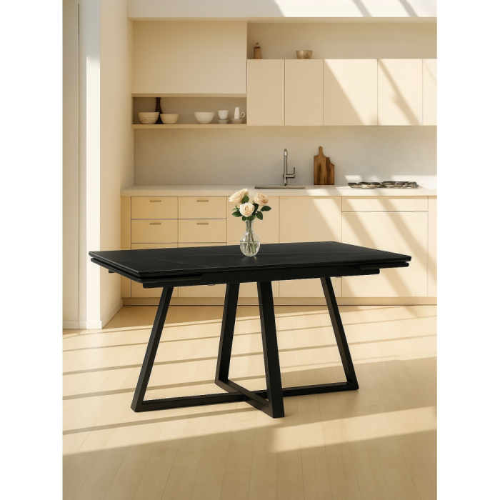 Обеденные столы, Керамический стол Памелла 120(180)х80