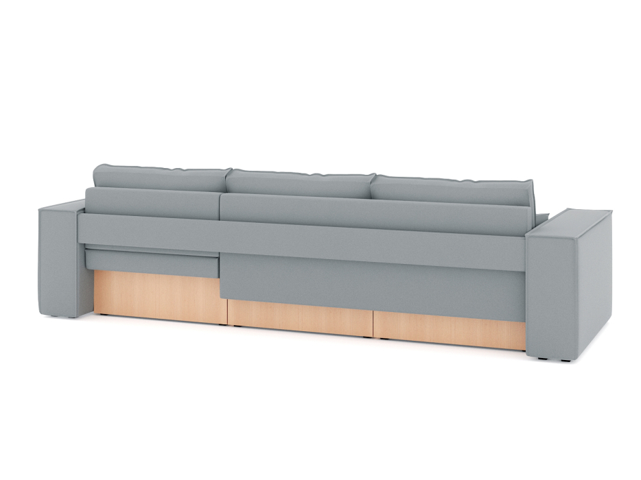 Диваны угловые в гостиную, Диван-кровать угловой Фостер Лофт, еврокнижка велюр