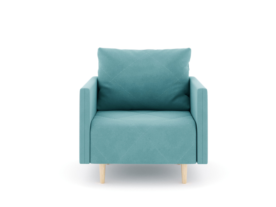 Кресло для отдыха, Кресло для отдыха Милли с подлокотниками, велюр