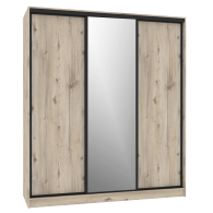Шкафы-купе, Шкаф-купе 3-дв  Домашний 2000 зеркало/лдсп  (в2295*ш2000*г595)