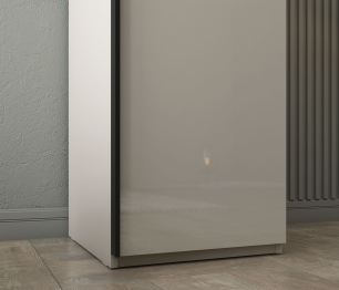 Шкаф 1-дверный с полками, 45 см Люкс