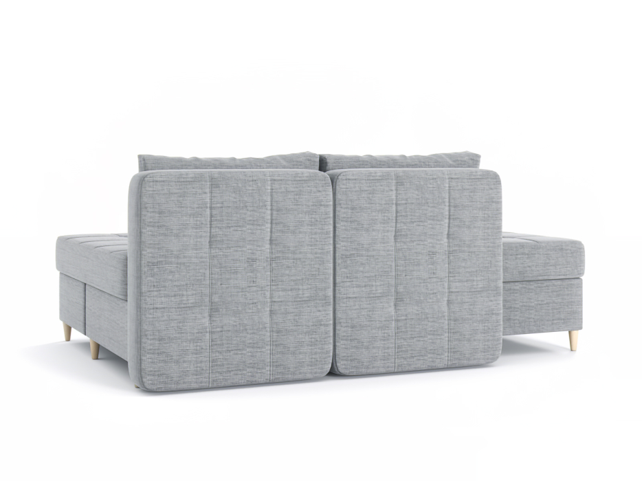 Диваны угловые в гостиную, Диван-кровать угловой Оливер 2 еврокнижка-трансформер, рогожка Люкс