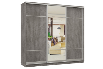 Шкаф-купе Премьер Лайт 59 (08;11;08) трехдверный