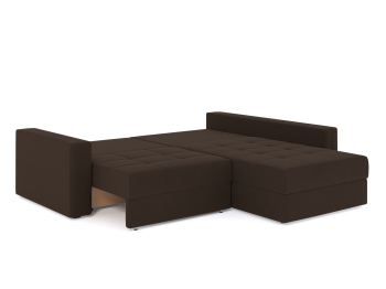 Диван-кровать угловой Брест 2 секции еврокнижка, велюр