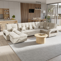 Диваны угловые в гостиную, Модульный диван Майами-4,венеция,велюр