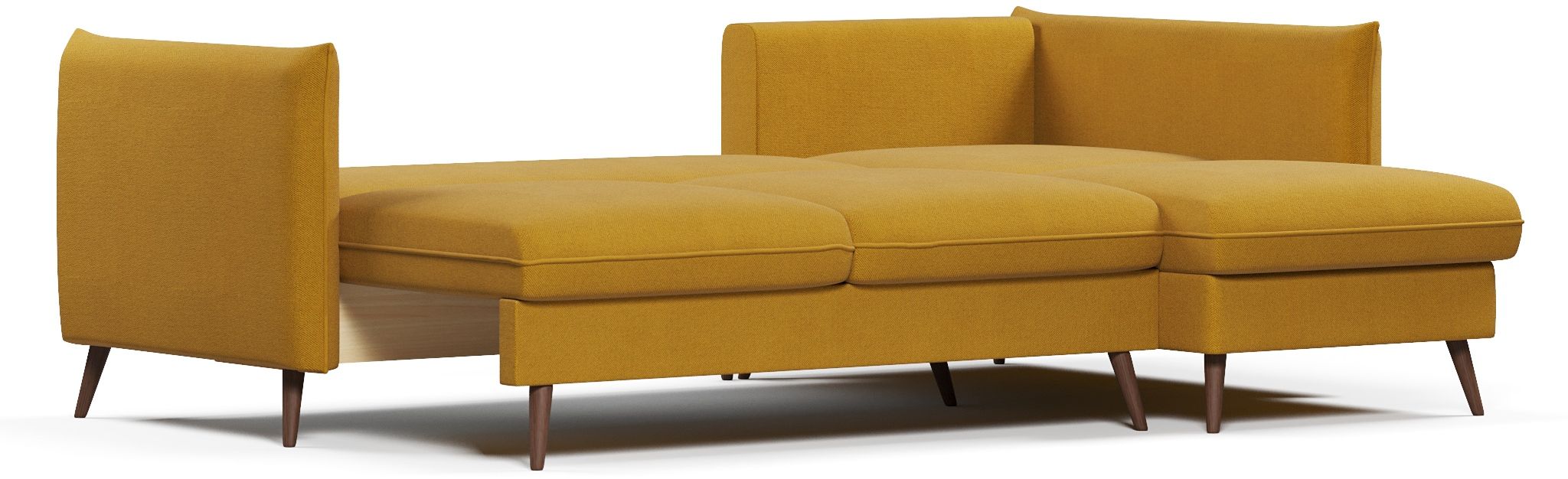 Диваны угловые, Диван угловой Пекин еврокнижка, велюр