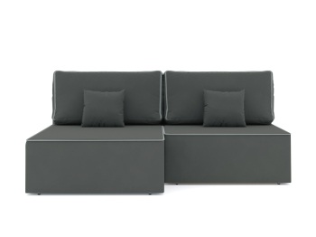 Диван-кровать угловой еврокнижка Блюм Некст, велюр