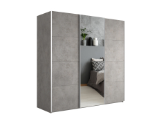 Шкафы-купе 3-х дверные, Шкаф-купе Эста ДСП+Зеркало+ДСП 240х66х240