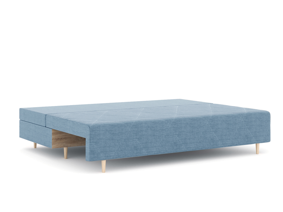 Диваны еврокнижки, Диван-кровать Милли без подлокотников, рогожка Люкс