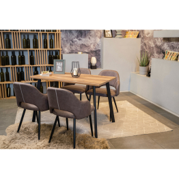 Стол деревянный Тринити Лофт 120x80x75 22 мм