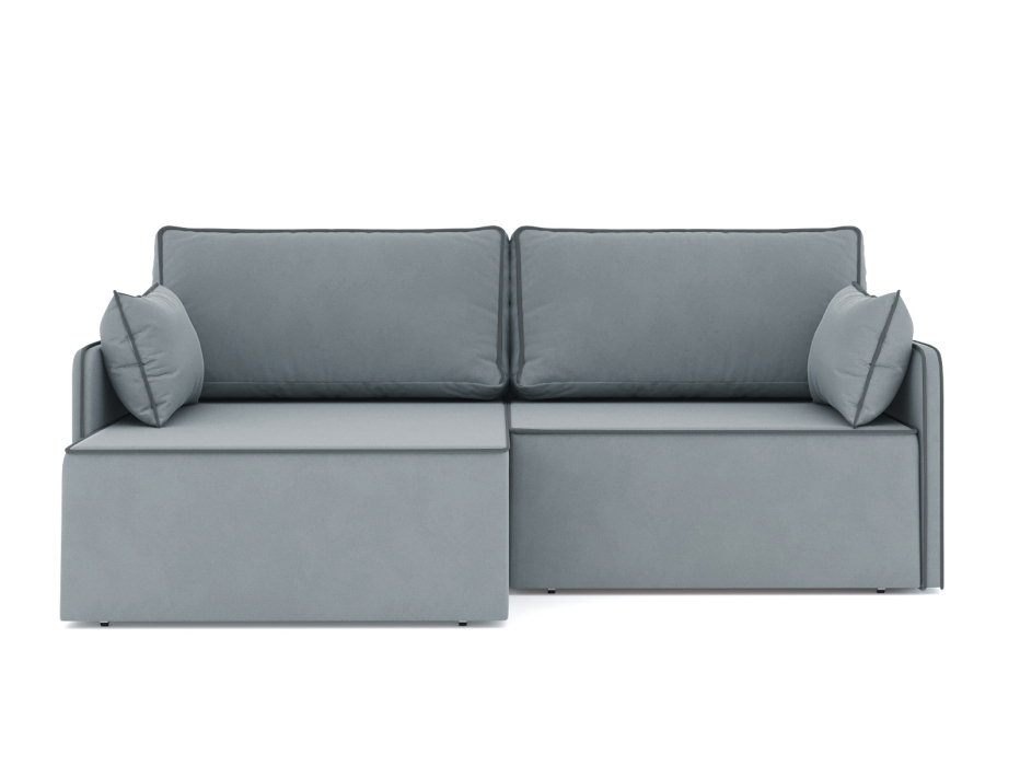 Диваны угловые в гостиную, Диван-кровать угловой еврокнижка Блюм, велюр