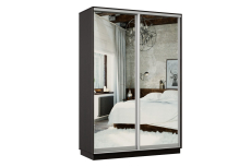 Шкафы-купе, Шкаф-купе Премьер Лайт 11 (01;01) двухдверный