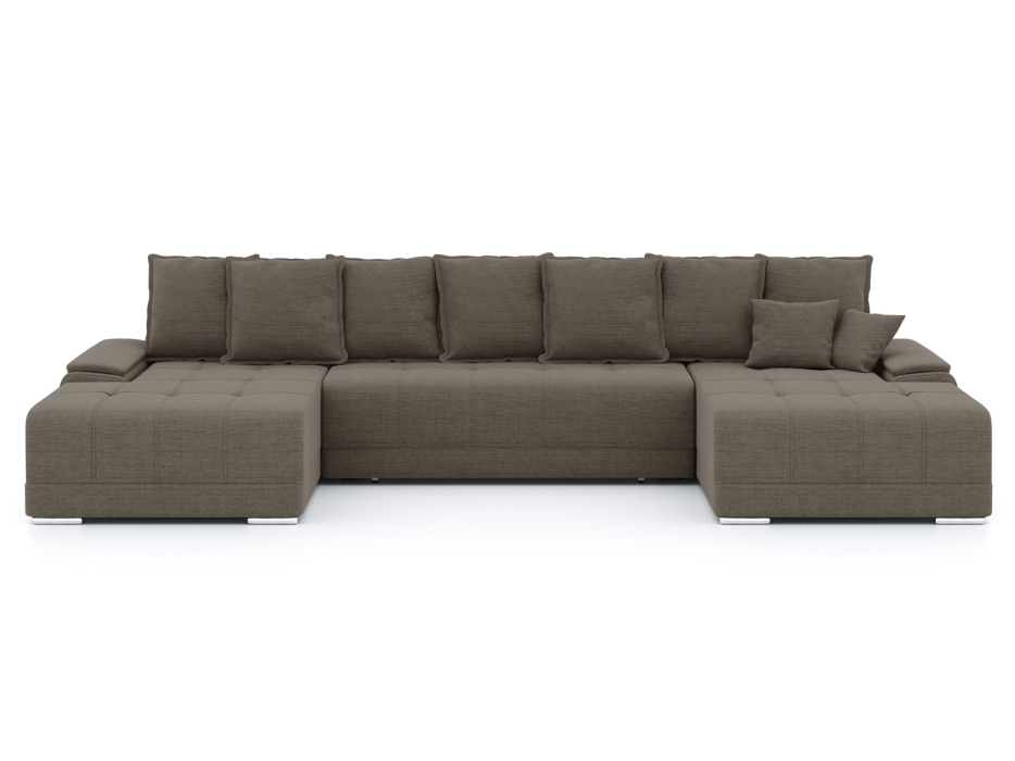 Гостиная, Диван-кровать П-образный Нордвикс, рогожка Люкс