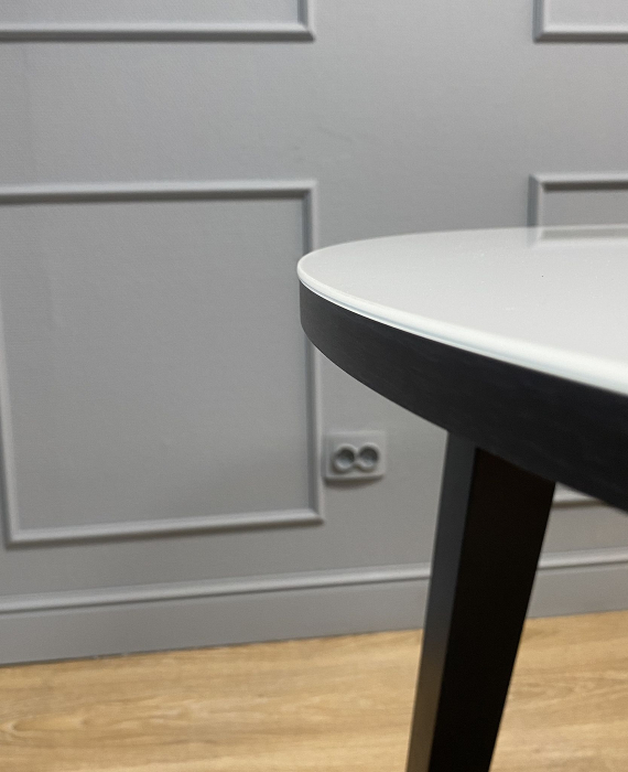 Обеденные столы, Стол Kenner 1300M раздвижной, стекло глянец