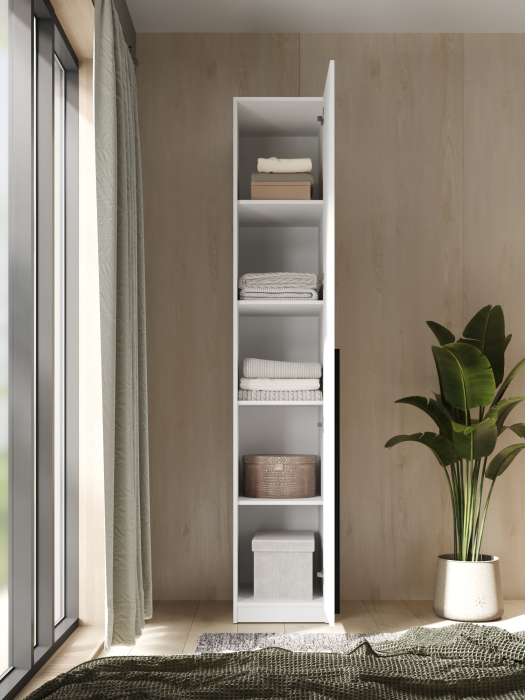 Шкафы одностворчатые, Шкаф для одежды распашной однодверный, София, 2200х400х520 мм