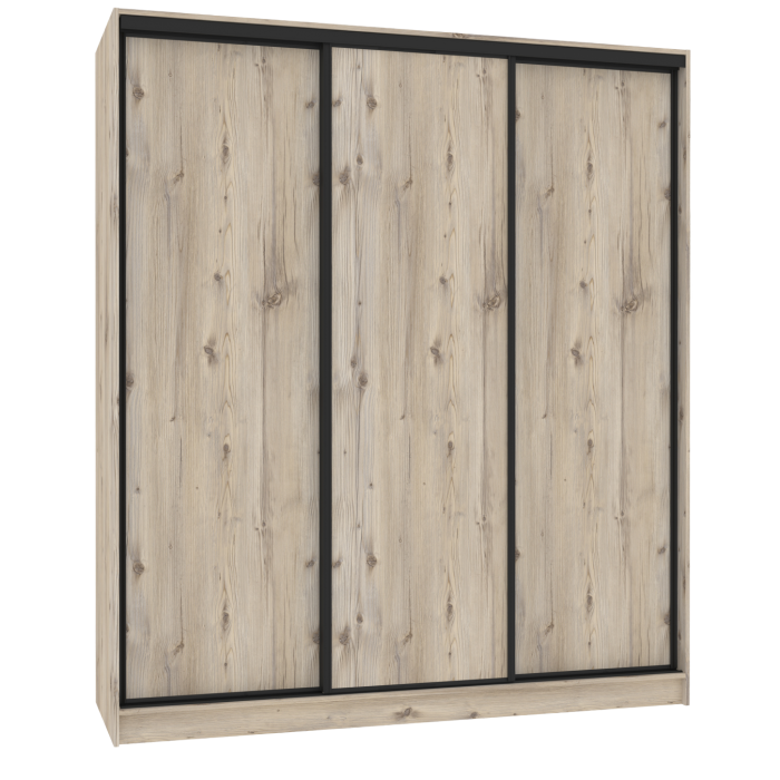 Шкафы-купе, Шкаф-купе 3-дв  Домашний 2000 лдсп/лдсп  (в2295*ш2000*г595)