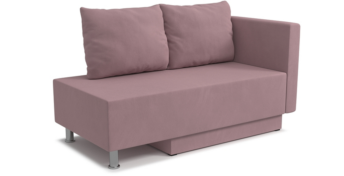 Диваны кровати со спальным местом, Кушетка Леон Lux, универсальный,  велюр