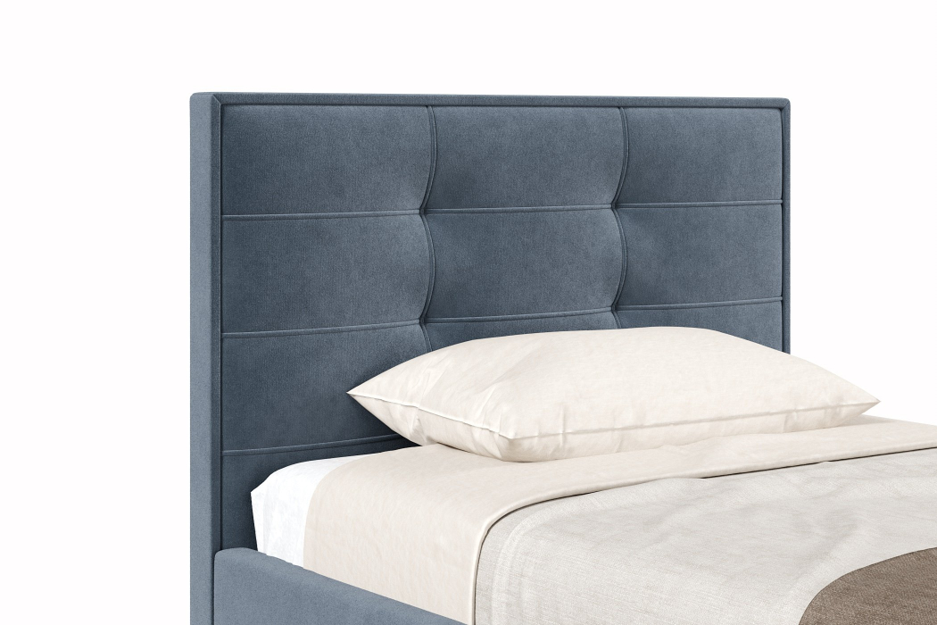 Мягкая кровать, Кровать Римини 1200, велюр