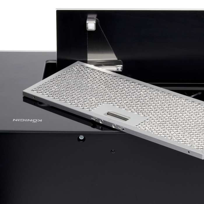 Вытяжки, Кухонная вытяжка Navi Black Glass 90