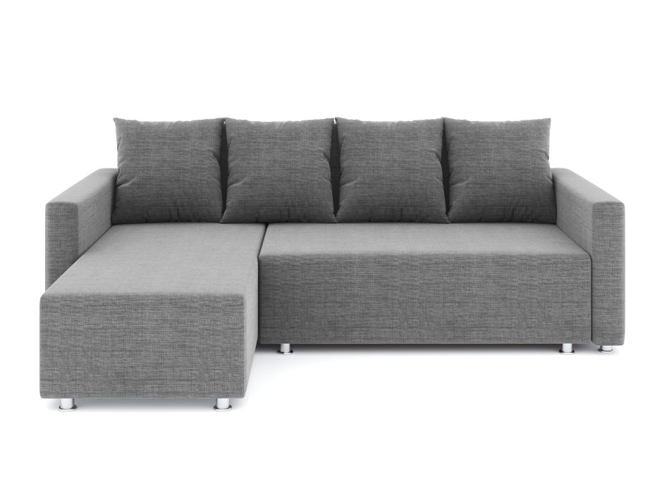 Диваны угловые в гостиную, Диван-кровать угловой Челси еврокнижка, рогожка