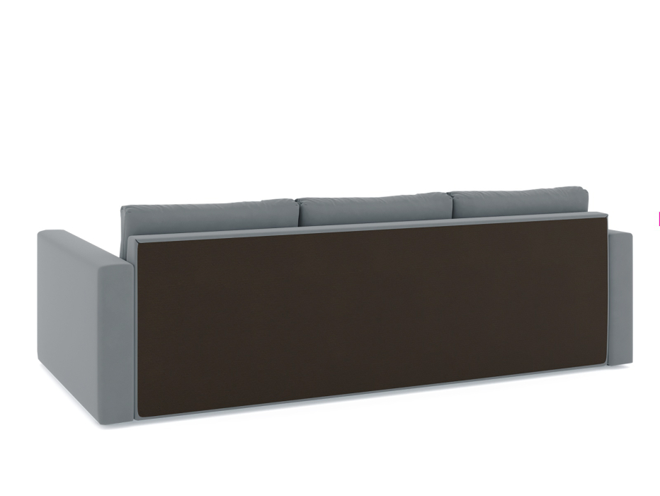 Диваны угловые в гостиную, Диван-кровать угловой Турин дельфин, велюр