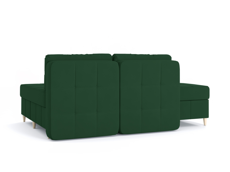 Диваны угловые в гостиную, Диван-кровать угловой Оливер Люкс 2 еврокнижка-трансформер, велюр