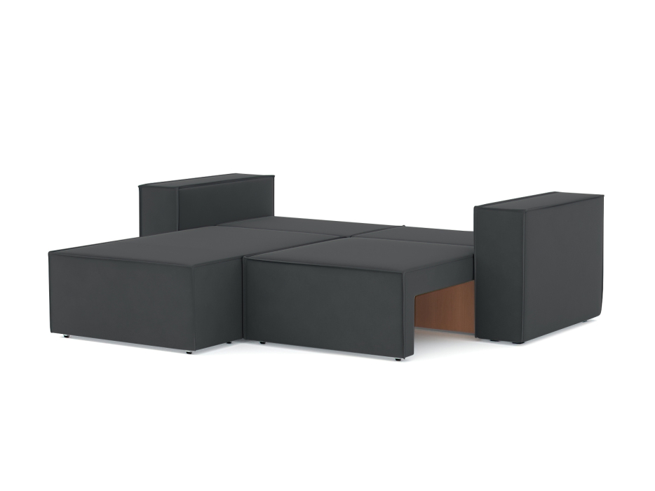 Диваны угловые в гостиную, Диван-кровать угловой Лофт, велюр