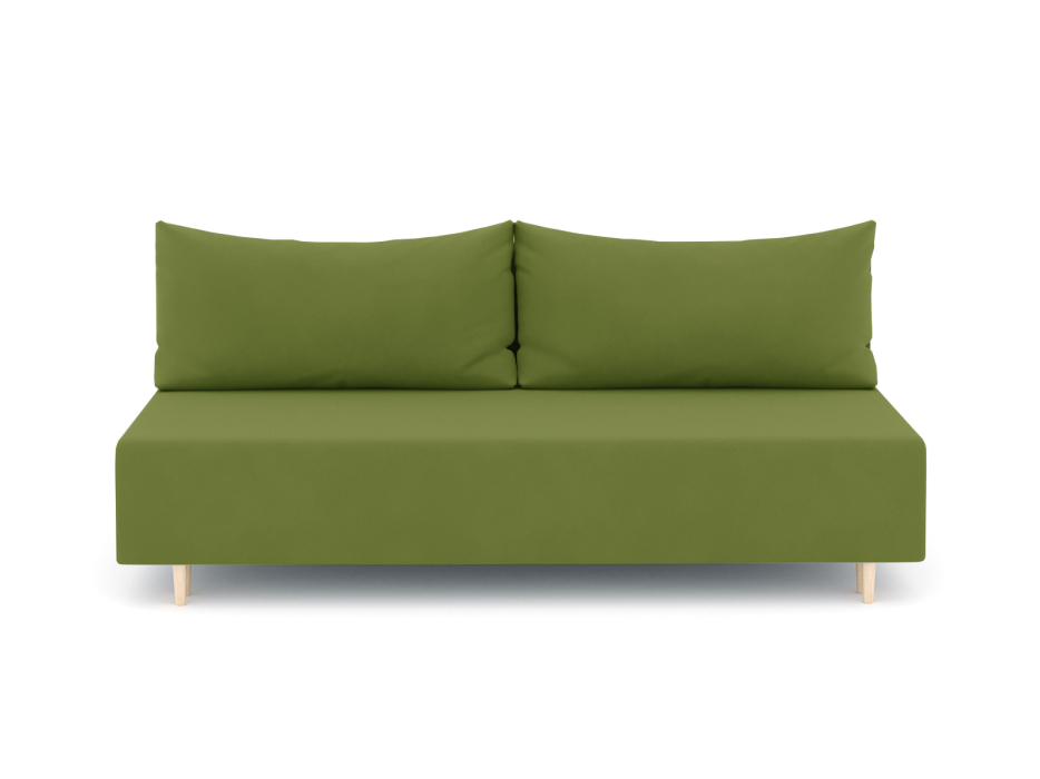 Диваны еврокнижки, Диван-кровать еврокнижка Смайл без подлокотников, велюр