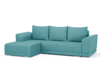 Диван-кровать угловой Рентон еврокнижка, велюр