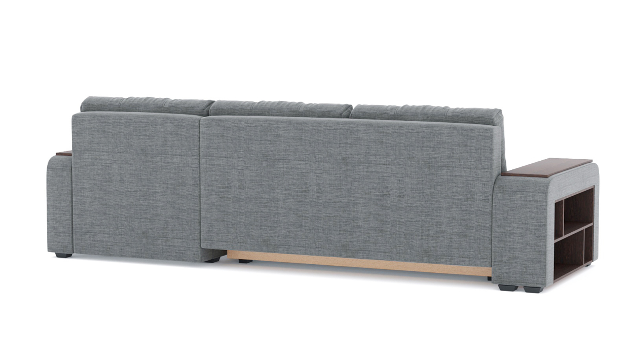 Диваны еврокнижки, Диван-кровать угловой Милан ПБ еврокнижка, рогожка