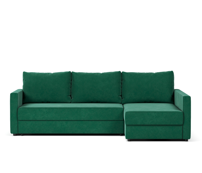 Диваны угловые, Диван угловой Фрисби дельфин, велюр