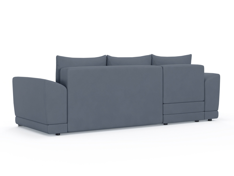 Диваны угловые в гостиную, Диван-кровать угловой Рентон еврокнижка, велюр