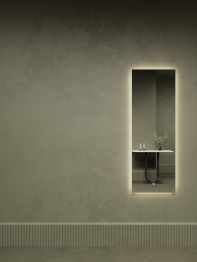 Прямоугольное зеркало с контурной подсветкой 3 в 1 HALFEO NF LED M, с сенсорным выключателем, 139*49