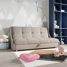 Прямой диван Куба на 1200 ППУ, велюр