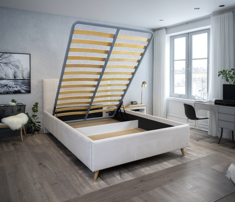 С подъемным механизмом, Кровать Коуч 001П 180х200