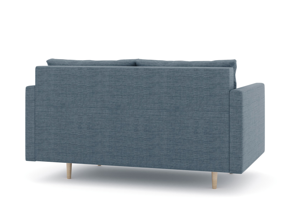 Диваны прямые кухонные, Диван прямой нераскладной Милли мини 2-х  местный с подлокотниками, рогожка