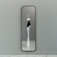 Зеркала в спальню, Настенное зеркало в раме GENGLASS KUVINO L