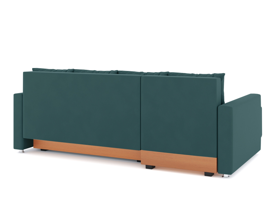 Диваны угловые в гостиную, Диван-кровать угловой Челси еврокнижка, велюр