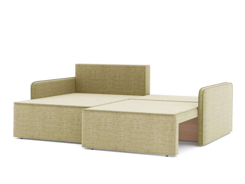 Диваны угловые в гостиную, Диван-кровать угловой еврокнижка Блюм, рогожка