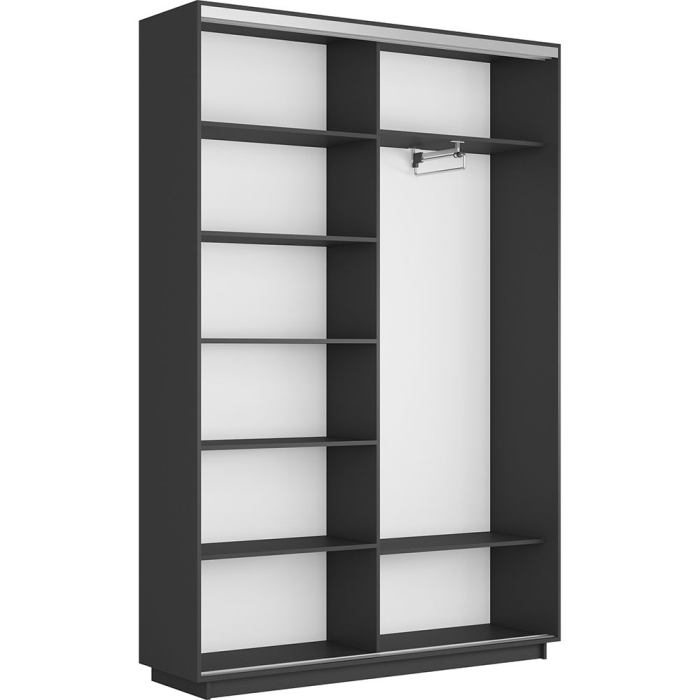 Шкафы-купе 2-х дверные, Шкаф-купе Экспресс 2-х дверный Фотопечать Ленты Стекла 160х45х220