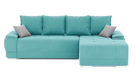 Диван-кровать угловой Нордвикс Мини, велюр