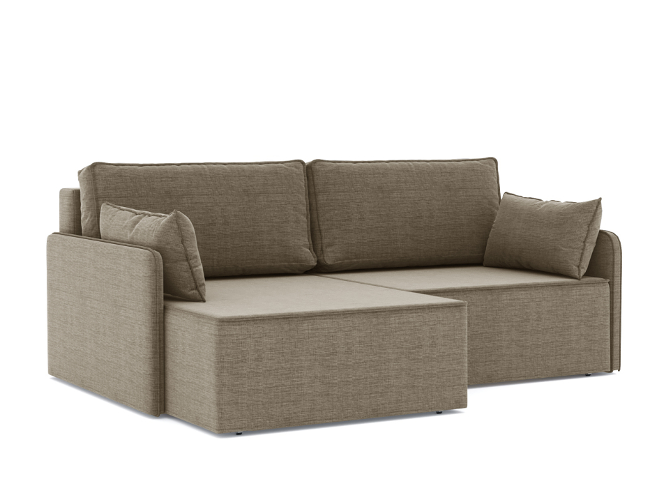 Диваны угловые в гостиную, Диван-кровать угловой еврокнижка Блюм, рогожка Люкс